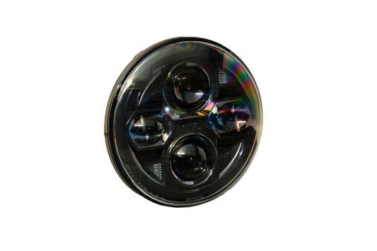 Sealed Beam: Sealed7 2.0 (Black) (7in Round)