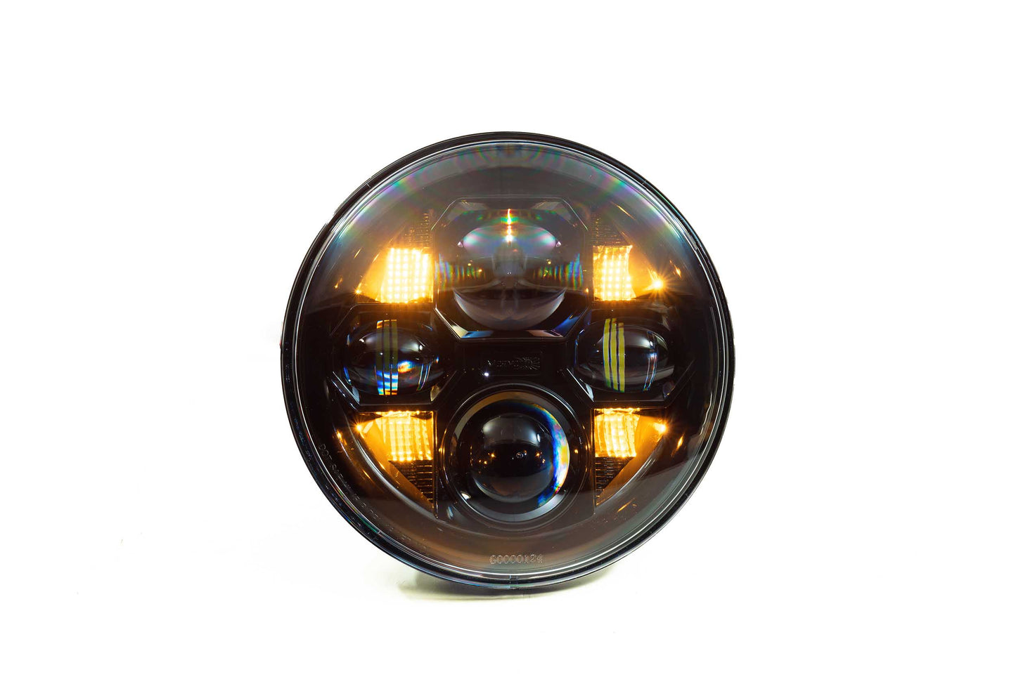 Sealed Beam: Sealed7 2.0 (Black) (7in Round)