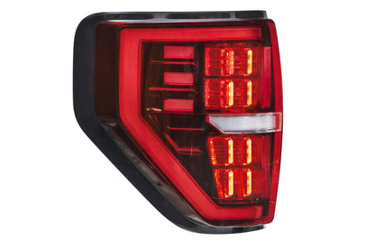 XB LED Tail Lights: Ford F-150 (09-14 / Red Lens / Set)