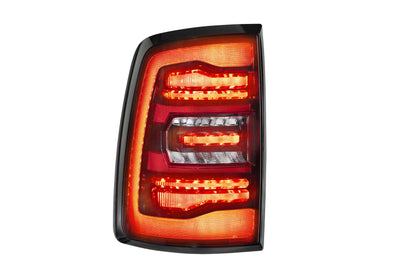 XB LED Tail Lights: Dodge Ram (09-18 / Gen II / Red Lens / Set)