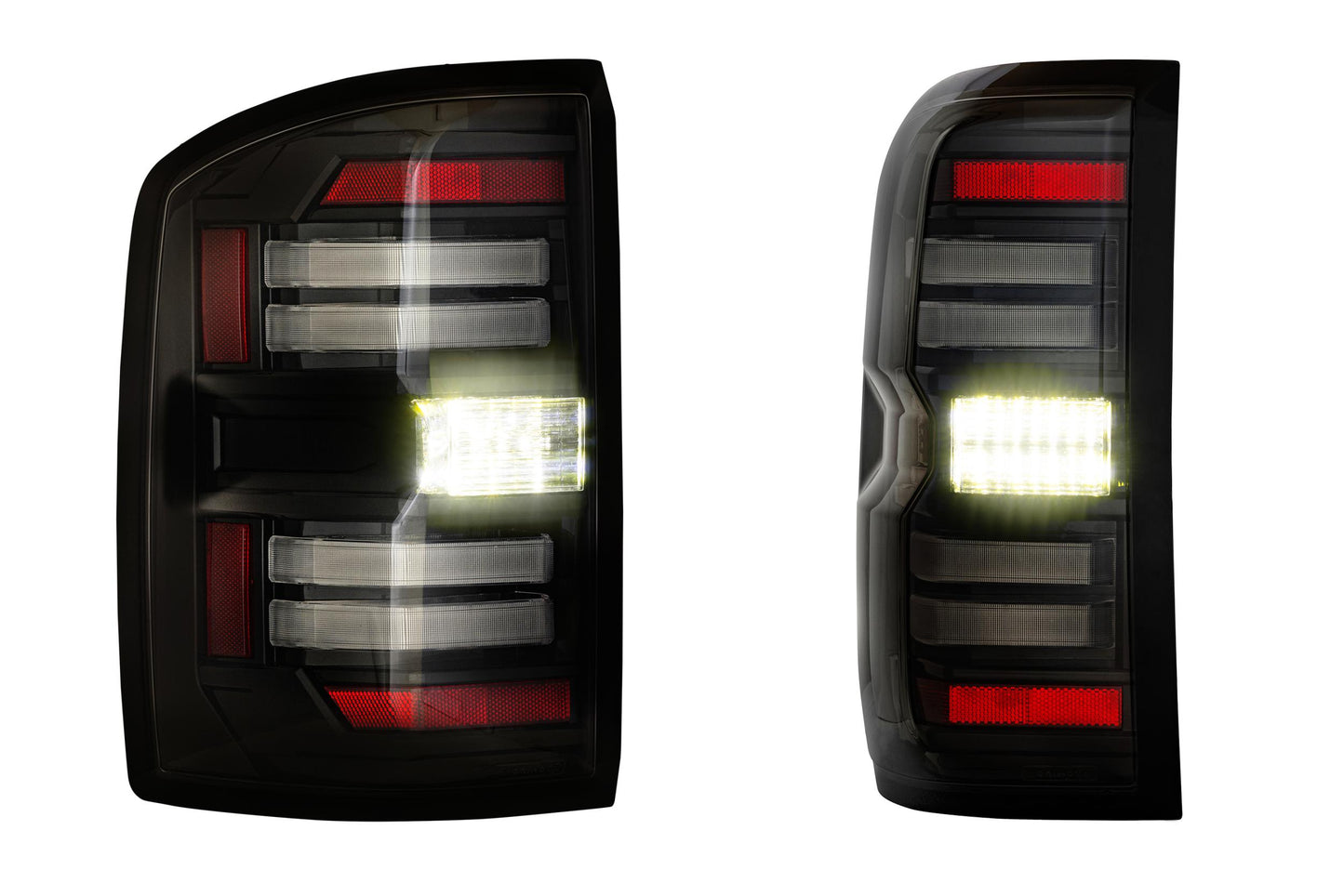 XB LED Tail Lights: GMC Sierra (14-18 / Smoked Lens / Set)