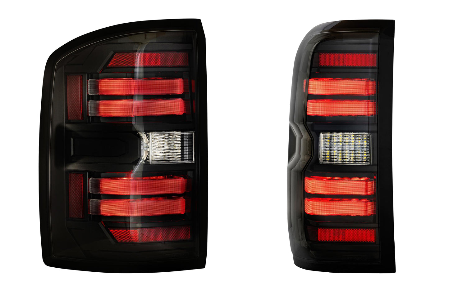 XB LED Tail Lights: GMC Sierra (14-18 / Smoked Lens / Set)