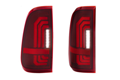 XB LED Tail Lights: Ford Super Duty (99-16 / Red Lens / Set)