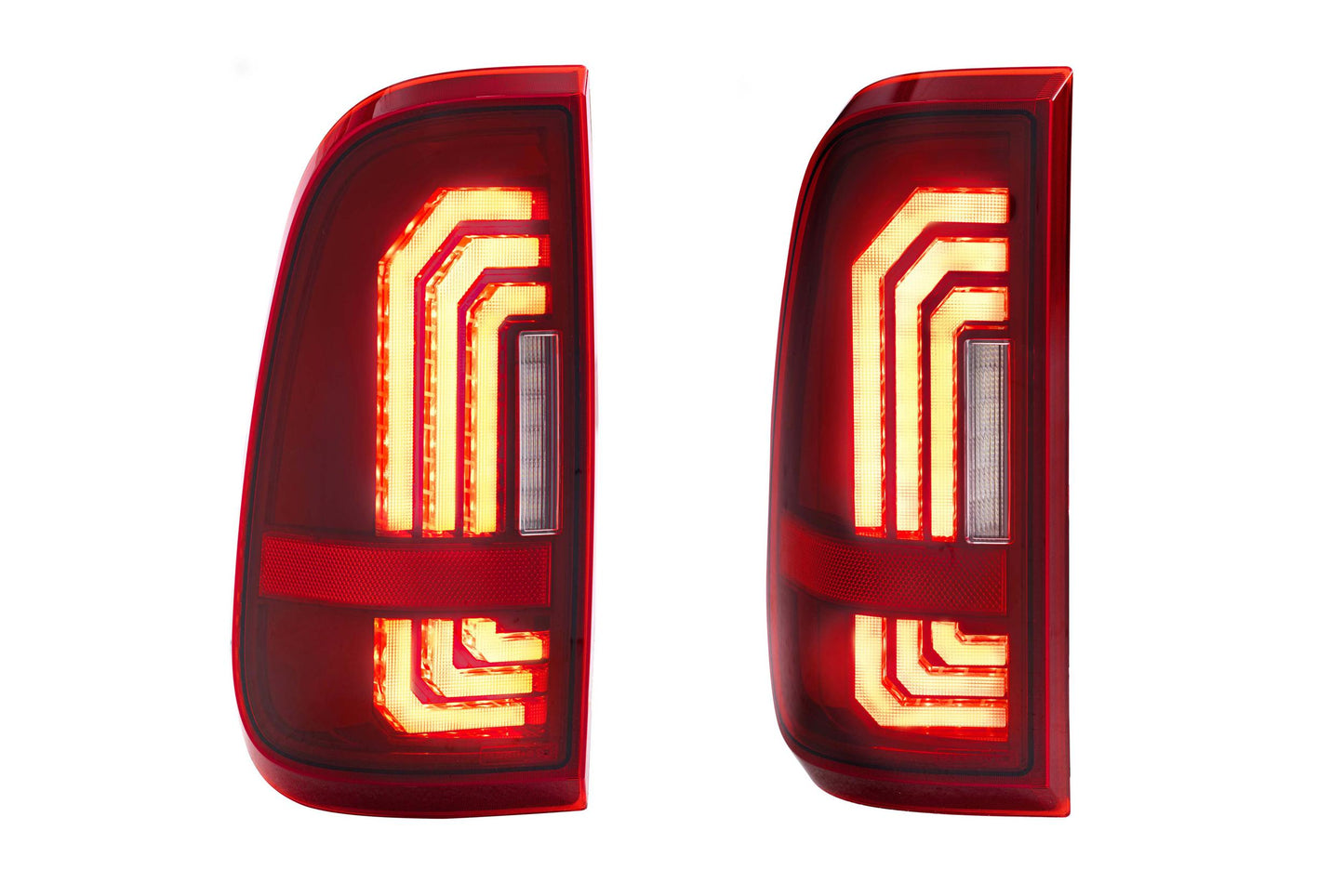 XB LED Tail Lights: Ford Super Duty (99-16 / Red Lens / Set)