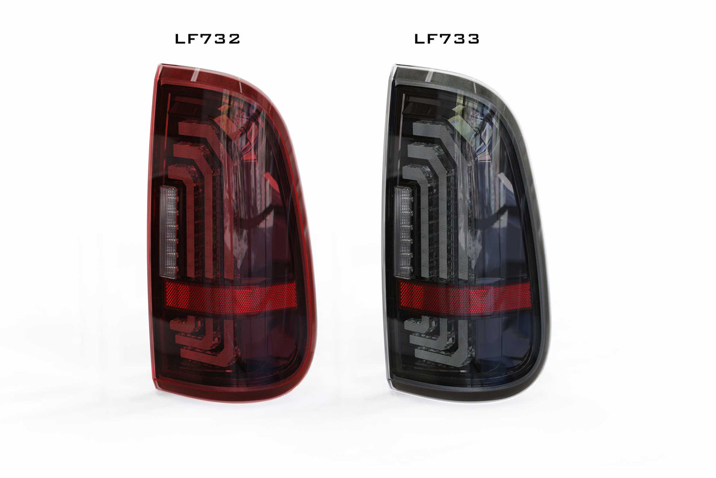 XB LED Tail Lights: Ford Super Duty (99-16 / Red Lens / Set)