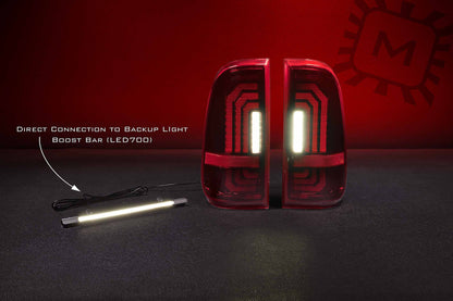 XB LED Tail Lights: Ford Super Duty (99-16 / Red Lens / Set)