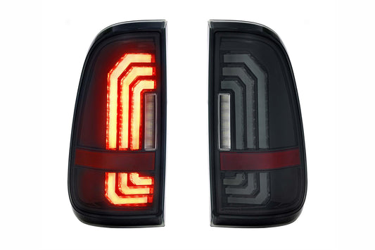 XB LED Tail Lights: Ford Super Duty (99-16 / Smoked Lens / Set)