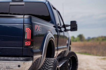 XB LED Tail Lights: Ford Super Duty (99-16 / Smoked Lens / Set)