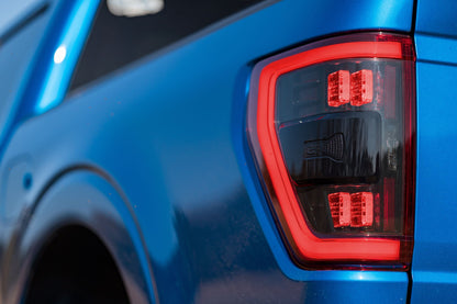 XB LED Tail Lights: Ford F-150 (21+ / Red Lens / Set)