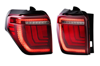 XB LED Tail Lights: Toyota 4Runner (10-24 / Red Lens / Set)