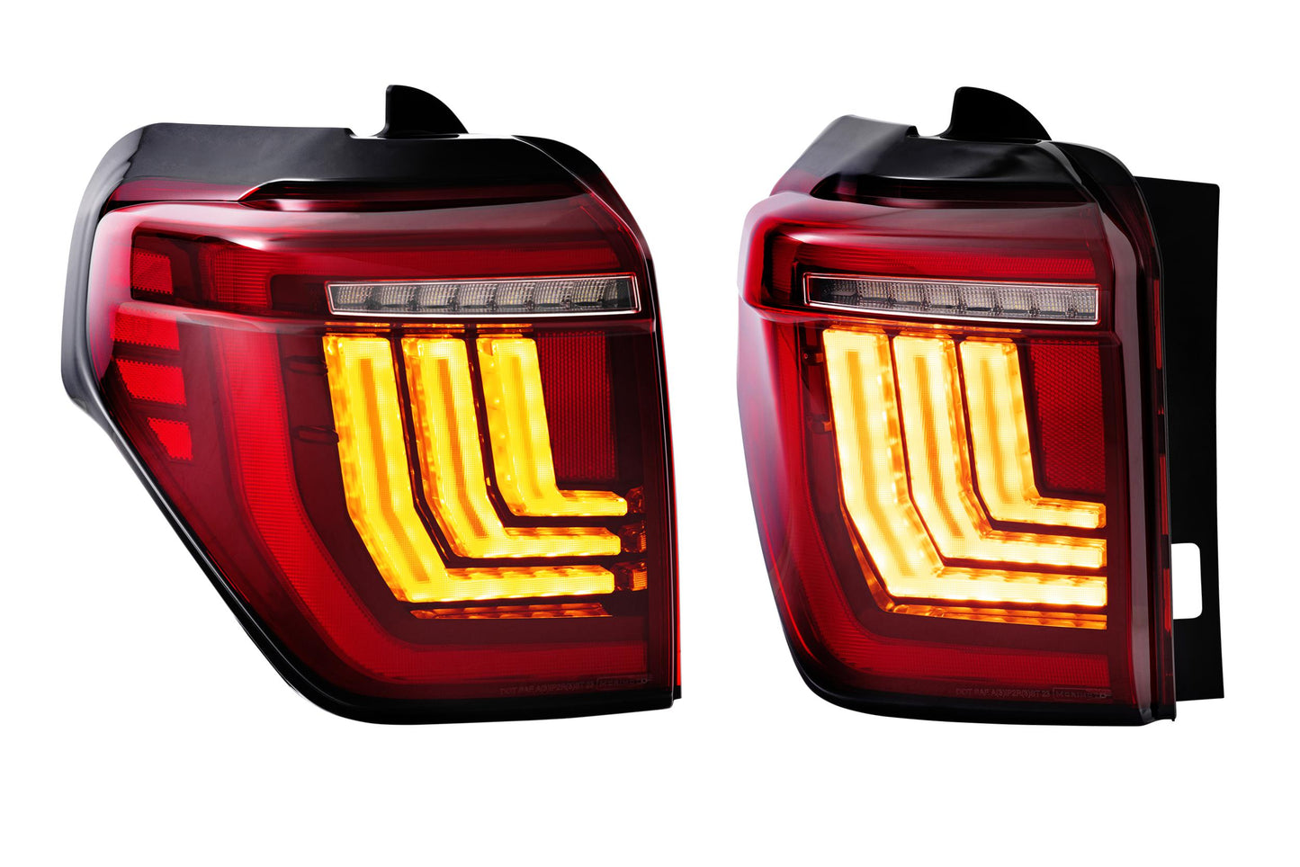 XB LED Tail Lights: Toyota 4Runner (10-24 / Red Lens / Set)