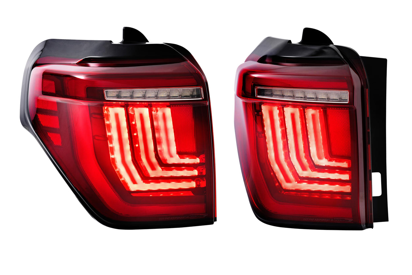 XB LED Tail Lights: Toyota 4Runner (10-24 / Red Lens / Set)