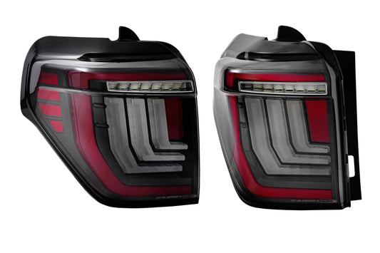 XB LED Tail Lights: Toyota 4Runner (10-24 / Smoked Lens / Set)