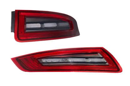 XB LED Tail Lights: Porsche 911 997.1 (05-08 / Red Lens / Set)