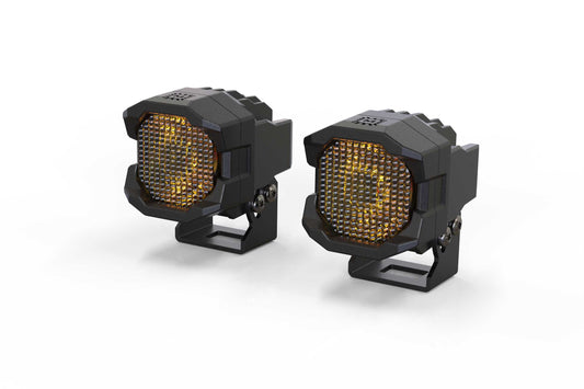 Morimoto 1Banger HXB LED Pod (Flood / Yellow / Set)