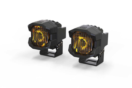 Morimoto 1Banger HXB LED Pod (Wide / Yellow / Set)