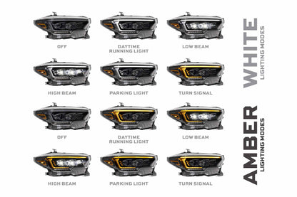 XB Evo Headlights: Toyota Tacoma (16-23 / Set)