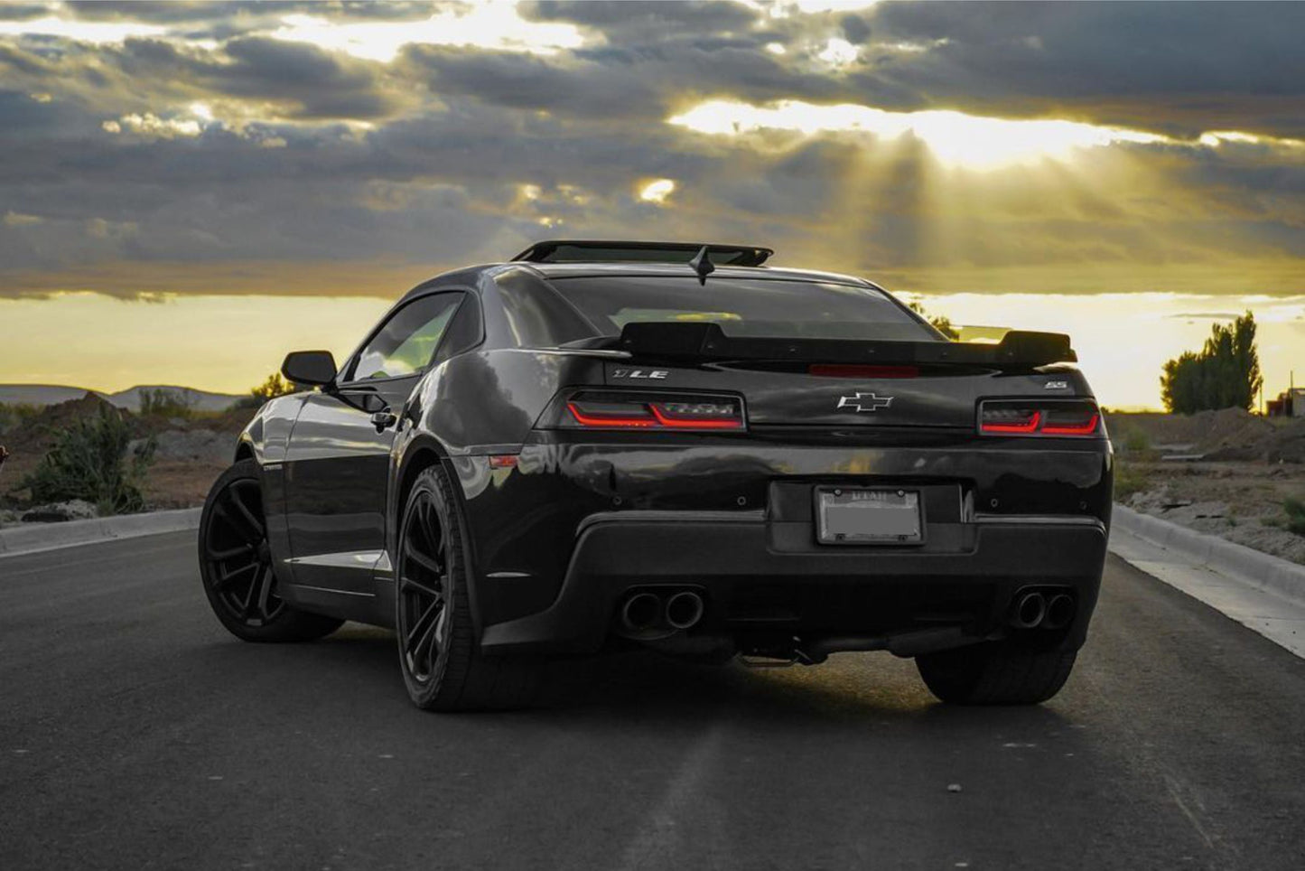 XB LED Tail Lights: Chevrolet Camaro (14-15 / Smoked Lens / Set)