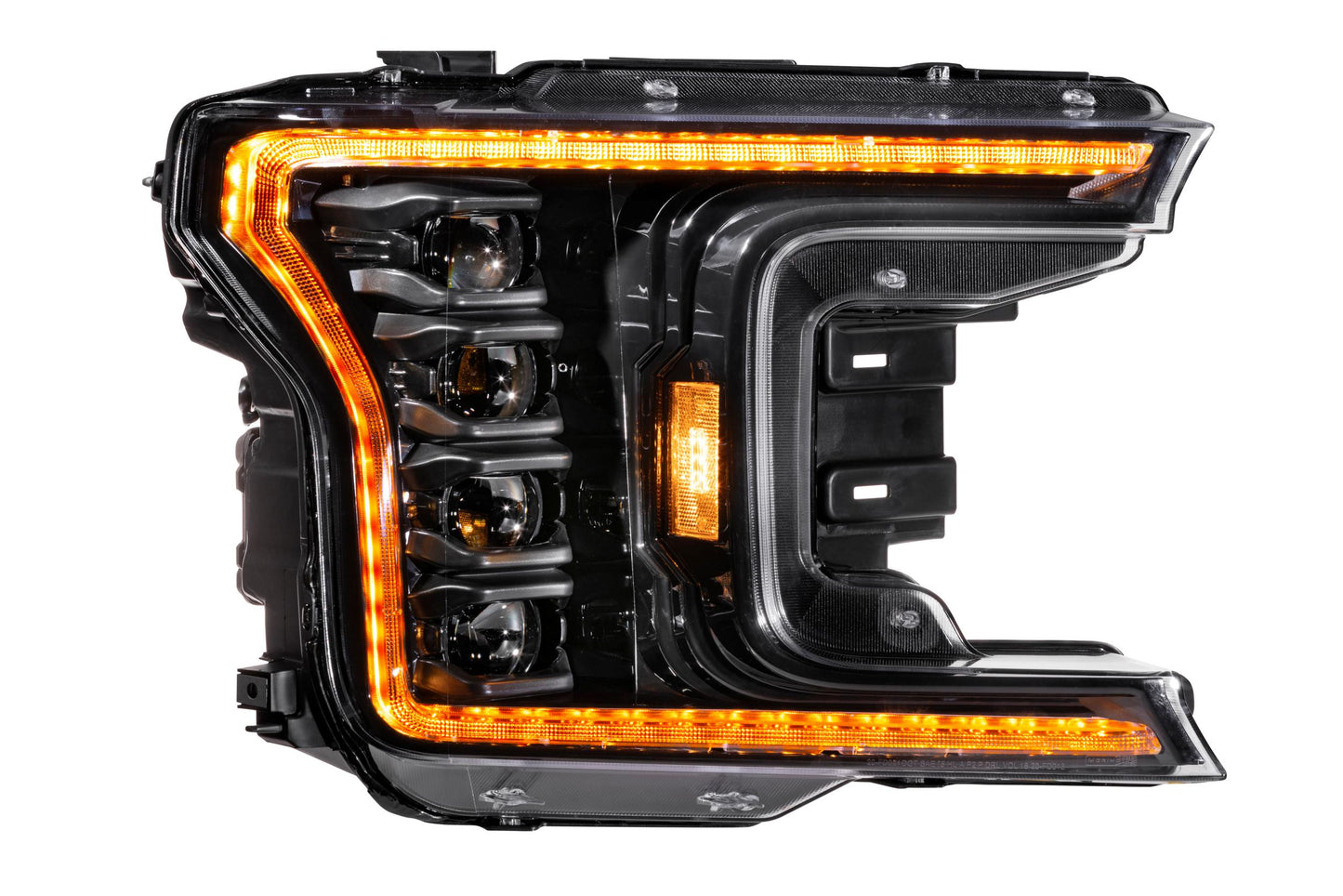 XB LED Headlights: Ford F-150 (18-20 / Amber DRL / Set)