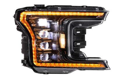 XB LED Headlights: Ford F-150 (18-20 / Amber DRL / Set)