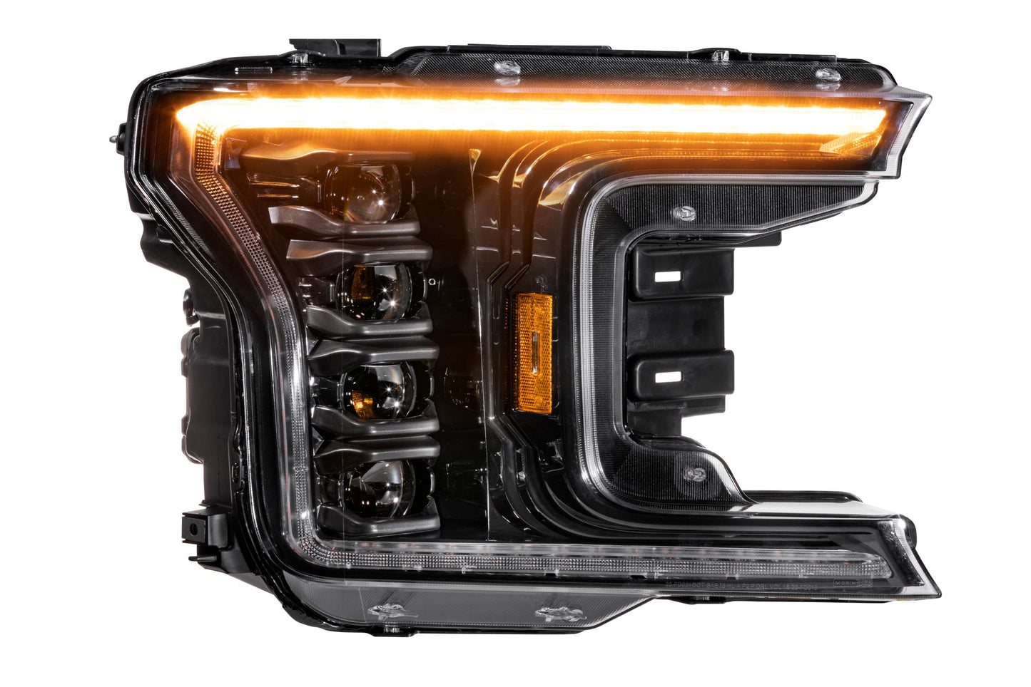 XB LED Headlights: Ford F-150 (18-20 / Amber DRL / Set)