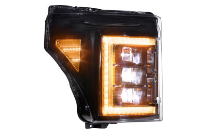 XB LED Headlights: Ford Super Duty (11-16 / Amber DRL / Set)