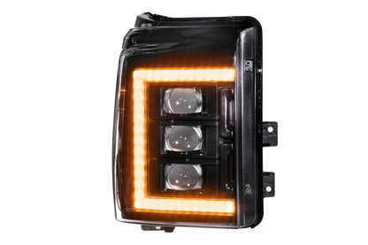 XB LED Headlights: Ford Super Duty (11-16 / Amber DRL / Set)