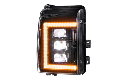 XB LED Headlights: Ford Super Duty (11-16 / Amber DRL / Set)