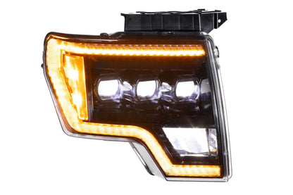 XB LED Headlights: Ford F-150 (09-14 / Amber DRL / Set)