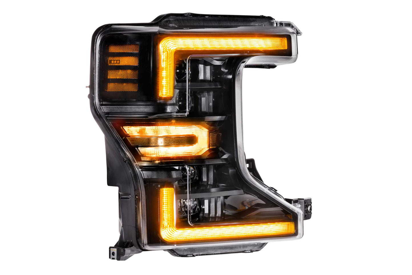 XB LED Headlights: Ford Super Duty (20-22 / Amber DRL / Set)