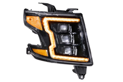 XB LED Headlights: Chevrolet Tahoe/Suburban (15-20 / Set)